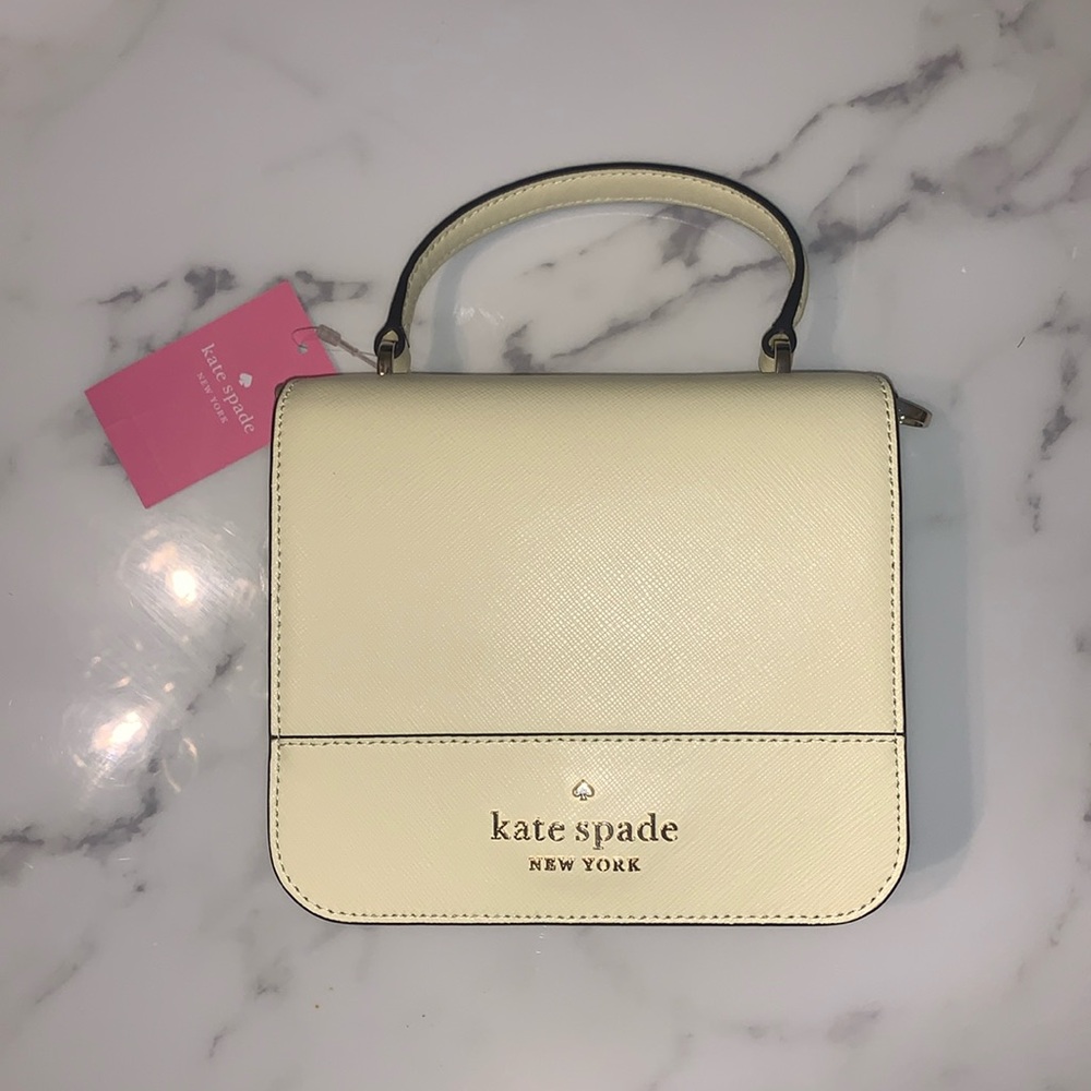 Kate Spade pale yellow purse
